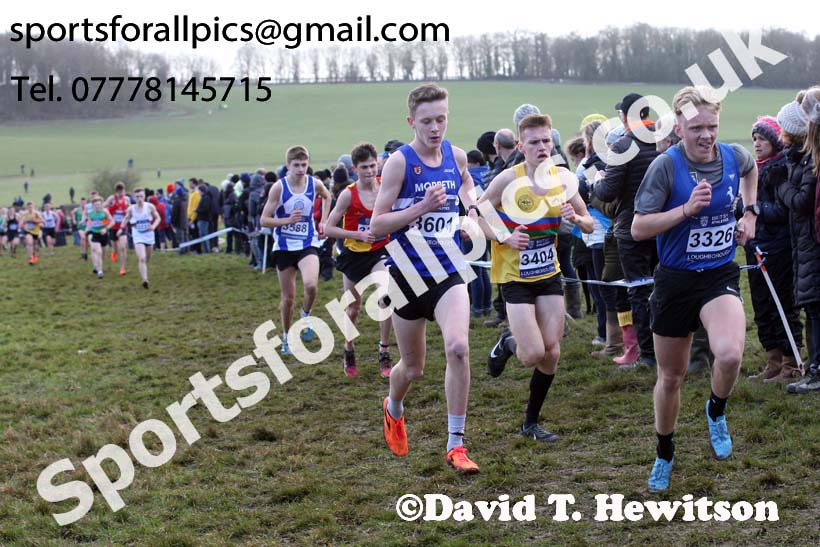 Mens under-17s 2019 British Athletics Inter Counties Cross Country, Prestwood Hall, Loughborough. Photo:  David T. Hewitson/Sports for All Pics